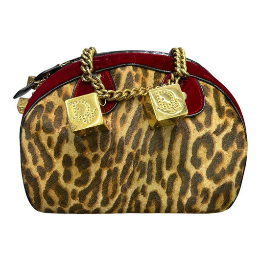Dior　Hair-on-hide Gambler Dice Handbag