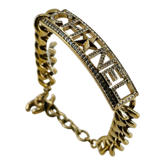 CHANEL　bracelet　Gold Color