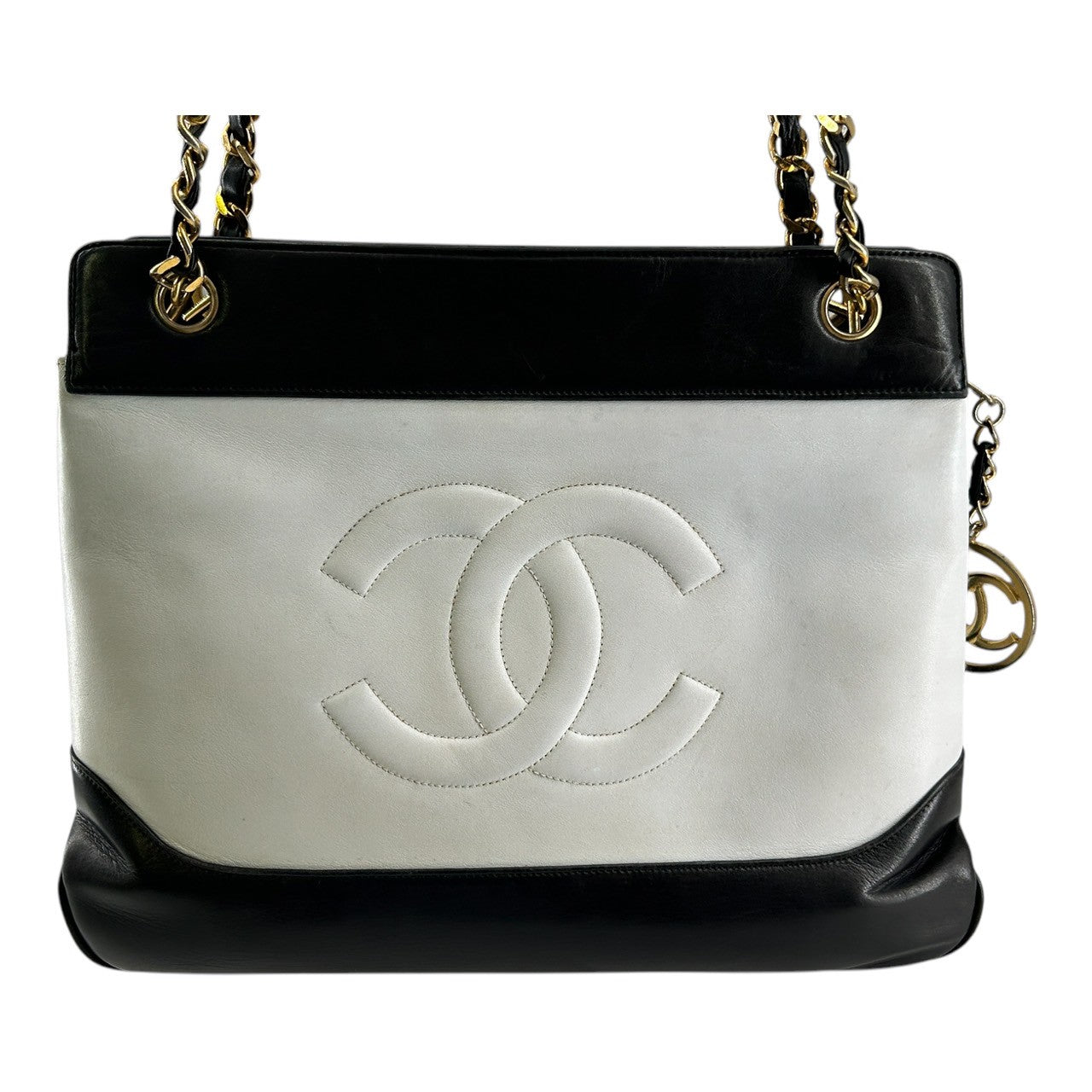 CHANEL Chain shoulder lambskin