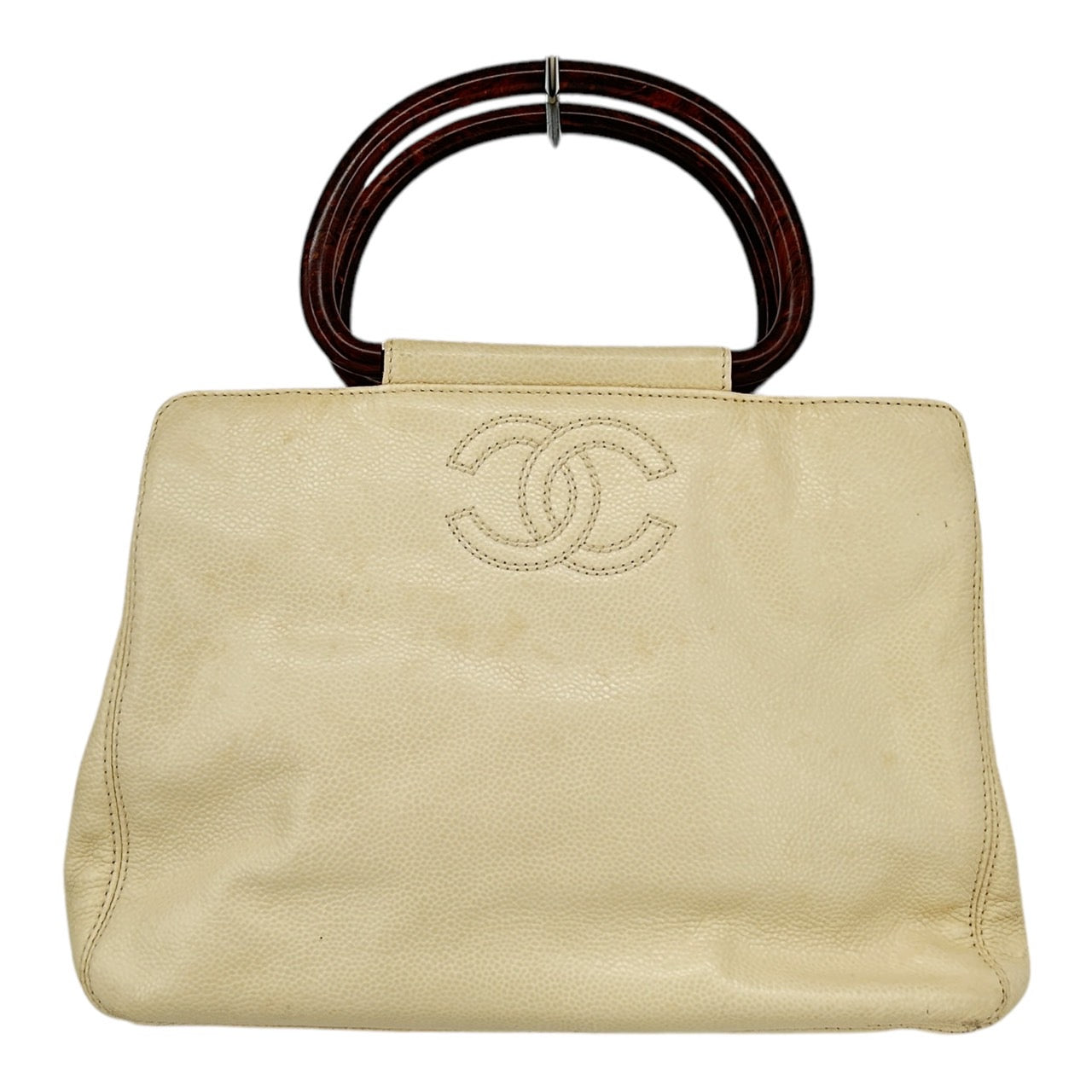 CHANEL　Wooden Handle　bag